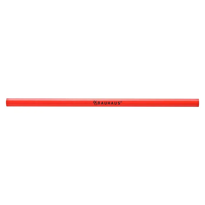 BAUHAUS Zimmermannsbleistift - 15 Stk., 250 mm - Rotes BAUHAUS-Produkt mit dem BAUHAUS-Logo in der Mitte, das für seine Qualität und sein Design bekannt ist, perfekt für jedes Projekt.