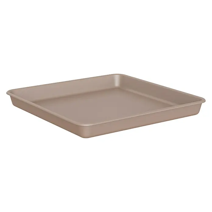 Artevasi Venezia Kasten-Untersetzer - 32 x 32 x 4,7 cm, Kunststoff, Taupe - Quadratische Backform in Braun, ideal zum Backen von Kuchen, Brownies oder Aufläufen. Perfekt für gleichmäßiges Backen und einfache Reinigung.