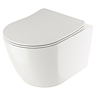 Camargue Paris Komplet zidne WC školjke (Bez ruba, Bez posebne glazure, Oblik ispiranja: Duboko, WC odvod: Vodoravno)