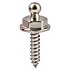 Marinetech Loxx-Knopf Schraube (Durchmesser: 4,2 mm, Länge Gewinde: 12 mm, A2, Edelstahl)