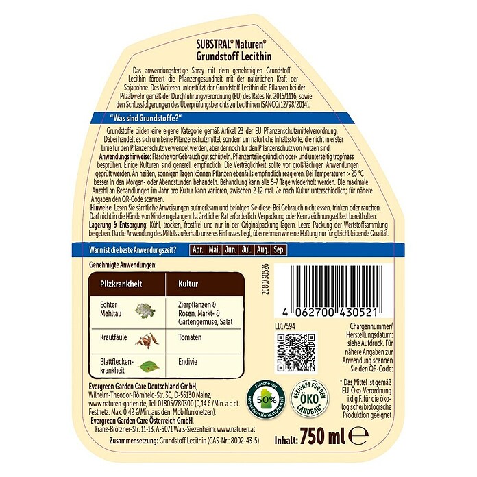 Substral Naturen Grundstoff Lecithin (750 ml) | BAUHAUS