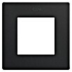 Simon 270 Marco (Negro, Modelo de mecanismos: x 1, Plástico, Colocar) | BAUHAUS