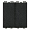 Simon 270 Conmutador doble (Negro, Colocar, Plástico, 10 A) | BAUHAUS