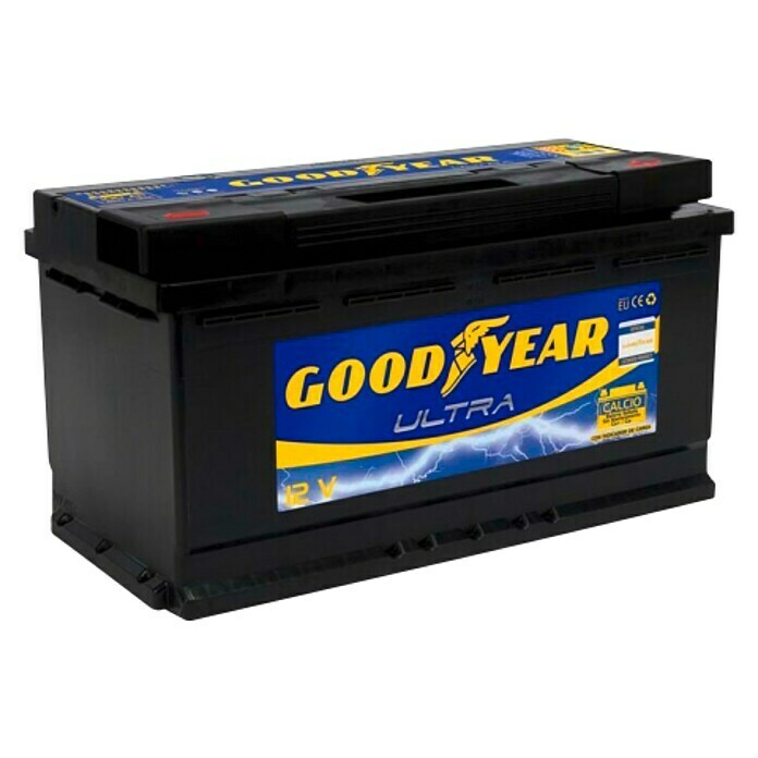Goodyear Ultra Batería para automóvil borne positivo a la derecha (Capacidad: 100 Ah)