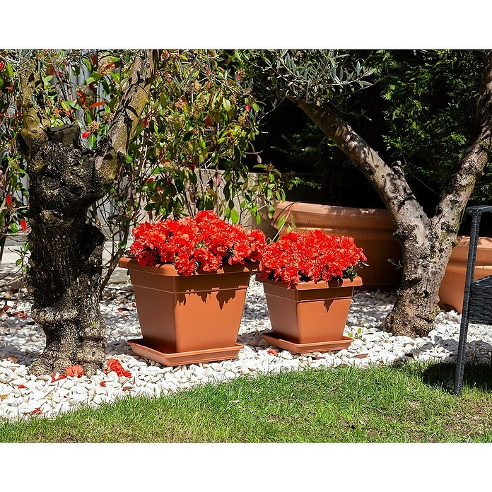 Fioriera Con Riserva D'Acqua Venezia 60 Cm – Antracite – ArteVasi