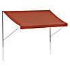 Angerer Klemmmarkise Style Terra (Terracotta, Breite: 3,5 m, Ausfall: 1,5 m) | BAUHAUS