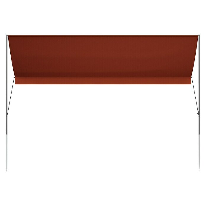 Angerer Klemmmarkise Style Terra (Terracotta, Breite: 3,5 m, Ausfall: 1,5 m) | BAUHAUS