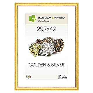 Bubola & Naibo Drveni okvir Marisa 6280 (Zlatne boje)
