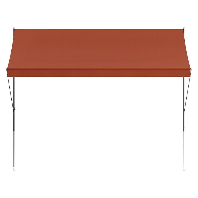 Angerer Klemmmarkise Style Terra (Terracotta, Breite: 3 m, Ausfall: 1,5 m) | BAUHAUS