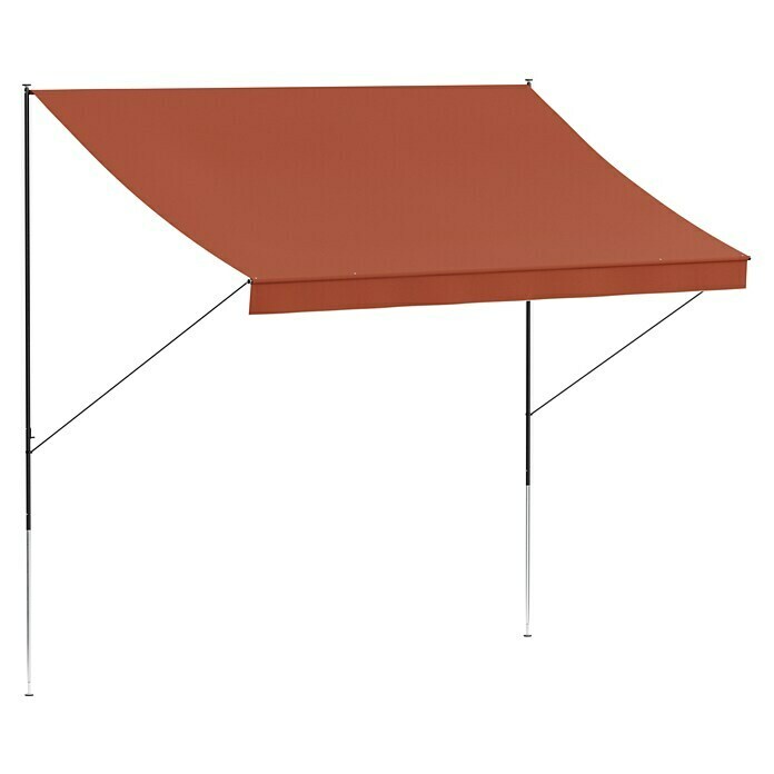 Angerer Klemmmarkise Style Terra (Terracotta, Breite: 3 m, Ausfall: 1,5 m) | BAUHAUS