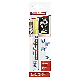 Edding Krijtmarker (Neon geel, 2 mm - 3 mm)