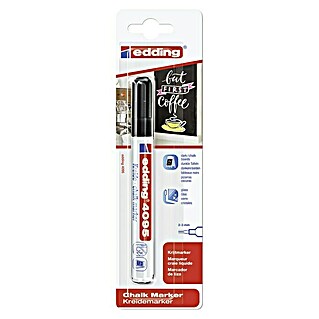 Edding Krijtmarker (Zwart, 2 mm - 3 mm)