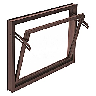 Podrumski prozor (Š x V: 80 x 50 cm, Smeđe boje)