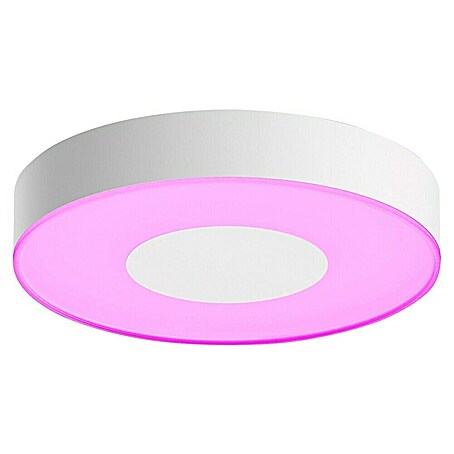 Philips Hue Plafón LED redondo Infuse (33,5 W, Ø x Al: 38,1 x 8,4 cm, Blanco, Multicolor)