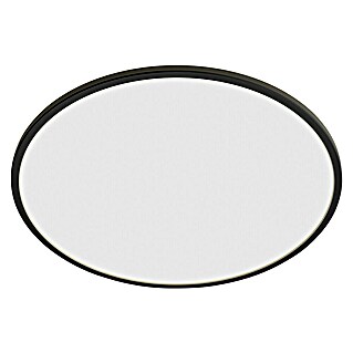Philips Plafón LED redondo SuperSlim (15 W, Negro, Blanco, Blanco neutro)