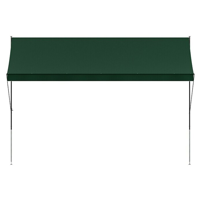 Angerer Klemmmarkise Style (Grün, Breite: 3,5 m, Ausfall: 1,5 m) | BAUHAUS
