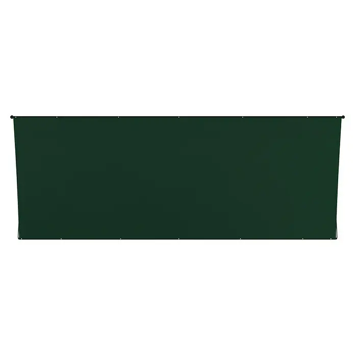 Angerer Klemmmarkise Style - Grün, Breite: 3,5 m, Ausfall: 1,5 m - Grüne PVC Sichtschutzmatte für den Außenbereich, ideal zur Abdeckung von Zäunen und zur Erhöhung der Privatsphäre im Garten.
