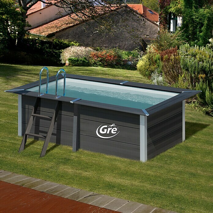 Gre Pool-Komplettset AvantgardeL x B x H: 326 x 186 x 96 cm, 3,3 m³ Mood Shot