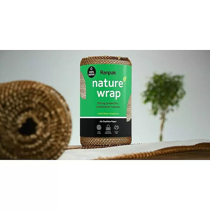 Ranpak Luftpolsterpapier NatureWrap - L x B: 9 m x 36 cm - Stimmungsaufnahme