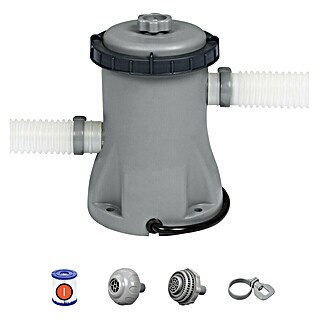 Bestway Flowclear Patroonfilterinstallatie (Filtervermogen: 1.249 l/u, Cartridgefilter Bestway type I, Geschikt voor zwembadgrootte: 8.300 l)