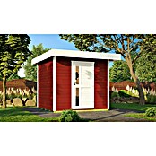 Weka Gartenhaus 172 (Außenmaß inkl. Dachüberstand (B x T): 275 x 375 cm, Holz, Schwedenrot) | BAUHAUS