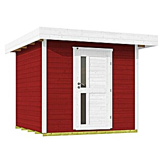 Weka Gartenhaus 172 (Außenmaß inkl. Dachüberstand (B x T): 275 x 314 cm, Holz, Schwedenrot)