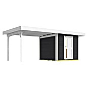 Weka Gartenhaus 172 B (Außenmaß inkl. Dachüberstand (B x T): 575 x 314 cm, Holz, Anthrazit) | BAUHAUS