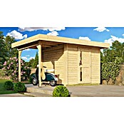 Weka Gartenhaus 172 A (Außenmaß inkl. Dachüberstand (B x T): 430 x 314 cm, Holz, Natur) | BAUHAUS