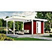 Weka Gartenhaus 172 B (Außenmaß inkl. Dachüberstand (B x T): 575 x 375 cm, Holz, Schwedenrot) | BAUHAUS