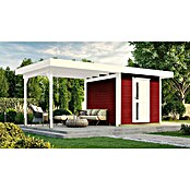 Weka Gartenhaus 172 B (Außenmaß inkl. Dachüberstand (B x T): 575 x 375 cm, Holz, Schwedenrot) | BAUHAUS