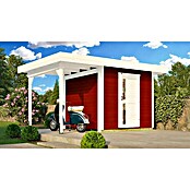 Weka Gartenhaus 172 A (Außenmaß inkl. Dachüberstand (B x T): 430 x 375 cm, Holz, Schwedenrot) | BAUHAUS
