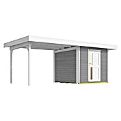 Weka Gartenhaus 172 B (Außenmaß inkl. Dachüberstand (B x T): 575 x 314 cm, Holz, Grau) | BAUHAUS