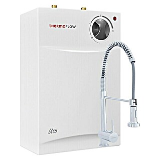 Thermoflow Untertischspeicher UT 5 mit Armatur Ovalis Pro (5 l, 2.000 W, Temperaturbereich: Bis 75 °C, L x B x H: 180 x 270 x 420 mm, 230 V)
