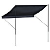 Angerer Klemmmarkise Style Anthrazit (Dunkelgrau, Breite: 3 m, Ausfall: 1,5 m) | BAUHAUS