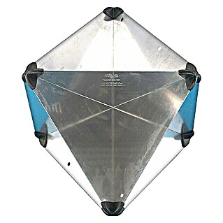 Catadióptrico de radar (An x Al: 30 x 30 cm, Aluminio, Apto para: Embarcaciones, Cromo)