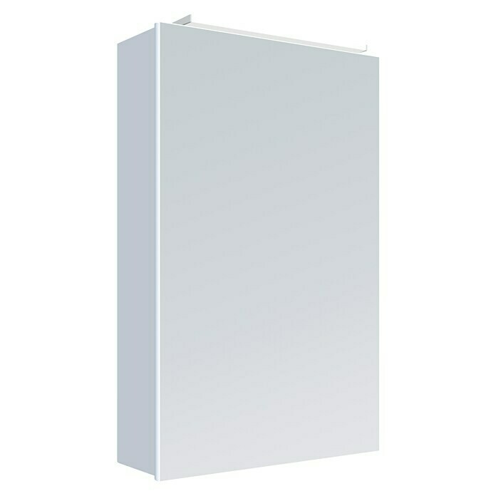 DSK Armario con espejo LED Vegas (An x Al: 40 x 60 cm, Aluminio, Plata) | BAUHAUS