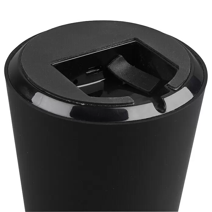 Trio Leuchten Akku-Tischleuchte Lennon - 2 W, L x B x H: 13,6 x 13,6 x 22 cm, Schwarz, Warmweiß - Detailaufnahme