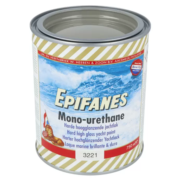 Epifanes Yachtlack Mono-Urethan - Mittelgrau 3221, 750 ml