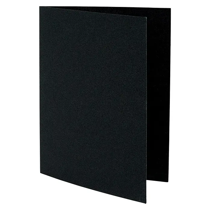 Cricut Joy Einlegekarten-Set Insert Cards - 12 -tlg., Schwarz/Holografisch, L x B: 14 x 10,8 cm - Schwarze Stoffmappe mit Textur. Ideal zur Präsentation von Dokumenten oder Zertifikaten, bietet Schutz und einen professionellen Look.