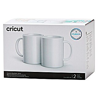 Cricut Tasse Rohling (2 Stk., 440 ml, Weiß)
