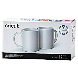 Cricut Tasse Rohling (2 Stk., 350 ml, Weiß)