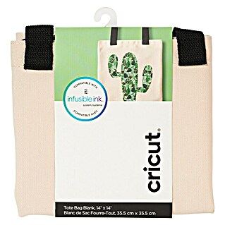Cricut Stoffbeutel Medium für Infusible Ink (Beige/Schwarz, L x B: 35,5 x 35,5 cm, 100 % Polyester)