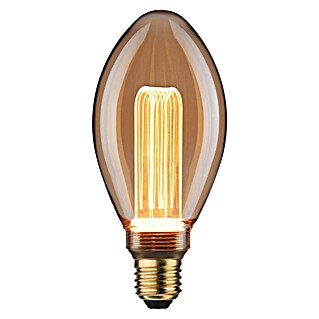 Paulmann Inner Glow LED-Lampe Vintage Glühlampenform E27 (E27, Nicht Dimmbar, Gelb, 160 lm, 3,5 W, Kerze, Farbe: Gold)