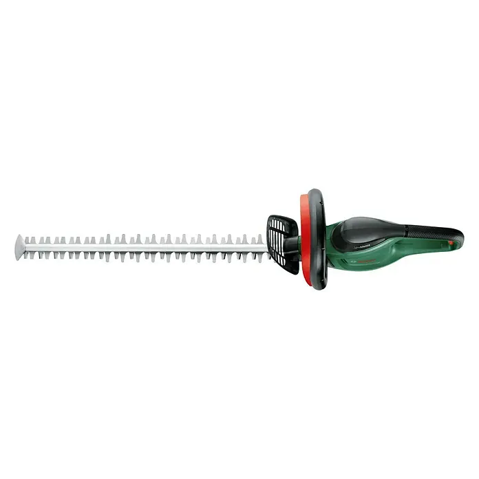 Bosch Elektro-Heckenschere UniversalHedgeCut 60 - 480 W, Schnittlänge: 60 cm - Akkubetriebene Bosch AdvancedHedgeCut 36V-33 Heckenschere mit Schutzbügel und langem Messer für kabelloses Trimmen.