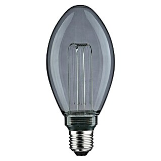 Paulmann Inner Glow LED-Lampe Arc (E27, 3,5 W, 80 lm, Kerzenform, Rauchglas)