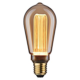 Paulmann Inner Glow LED-Lampe Vintage Glühlampenform E27 (E27, Nicht Dimmbar, Gelb, 160 lm, 3,5 W, Tropfen, Farbe: Gold)