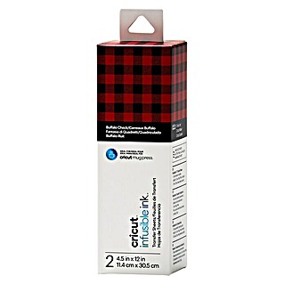 Cricut Transferfolie Infusible Ink (2 Stk., Buffalo Check, L x B: 30,5 x 11,4 cm)