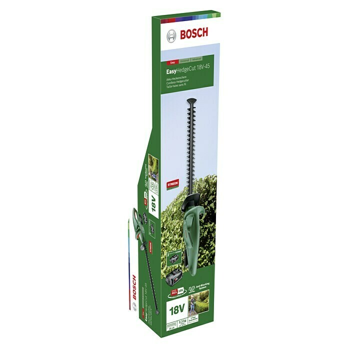 Bosch 18 V Power for All Akku-Heckenschere EasyHedgeCut 18-4518 V, Li-Ionen, Ohne Akku, Schnittlänge: 40 cm Diagonal View