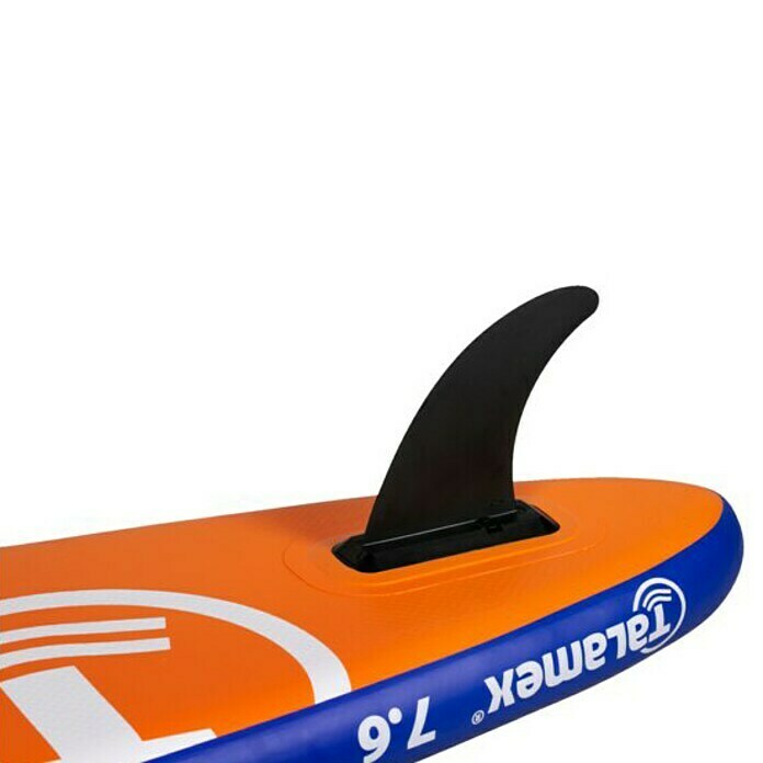 Talamex SUP-Board-Set 7.6 WaveL x B x H: 232 x 60 x 10 cm, Nutzlast: 60 kg, Aufblasbar, Orange/Blau Detail Shot