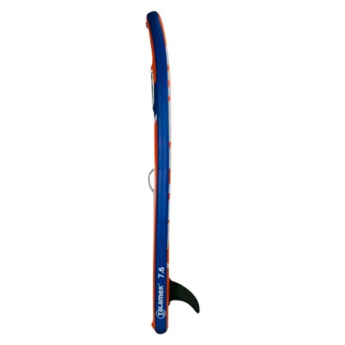 Talamex SUP-Board-Set 7.6 WaveL x B x H: 232 x 60 x 10 cm, Nutzlast: 60 kg, Aufblasbar, Orange/Blau Right Side View